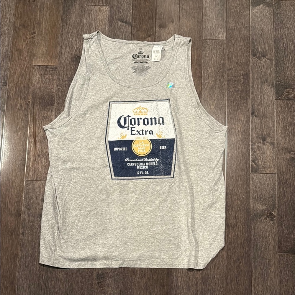 Gray Corona Extra Tank Top